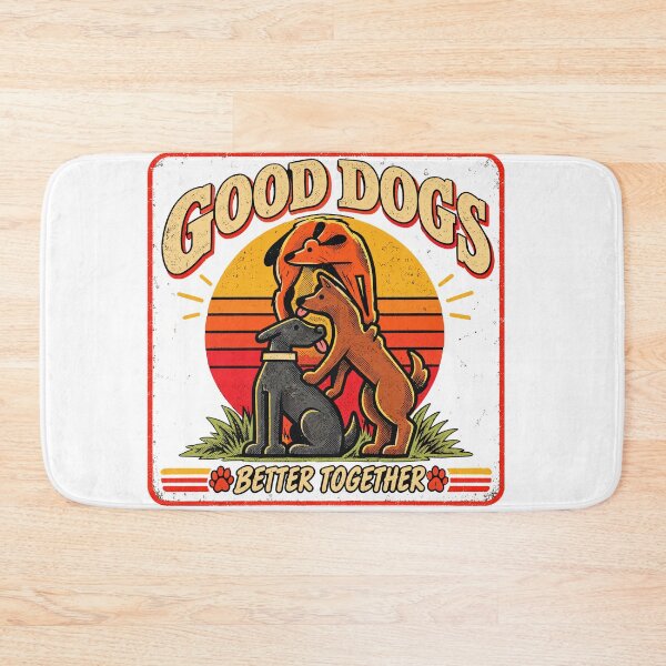 Item preview, Good Dogs Better Together, Vintage Dog Graphic designed and sold by JOSUQART.