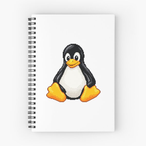 Item preview, Tux Linux Penguin | Pegatina de meme hacker de pixel art designed and sold by internet funeral.