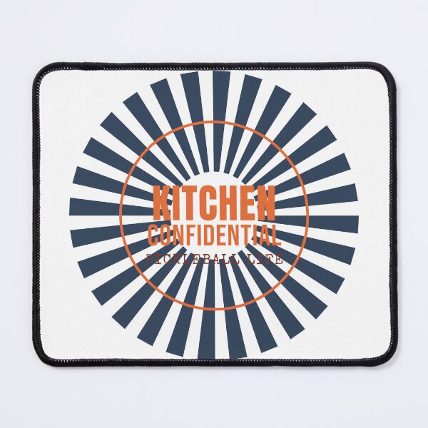 Item preview, Kitchen Confidential Pickleball Shirt Retro Sunburst Tee designed and sold by Worn and Witty.