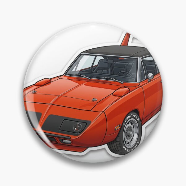 Item preview, 1970 Plymouth Superbird Tor-Red Black Roof Muscle Car Sticker designed and sold by Fixnovaguide.