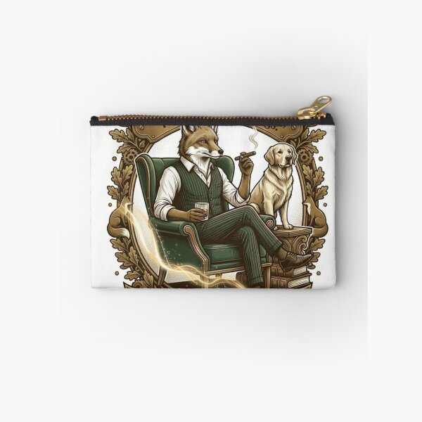 Item preview, Loyalty Over Cleverness - Dapper Fox and Faithful Dog Gentleman's Quote designed and sold by Nashatyoussef.