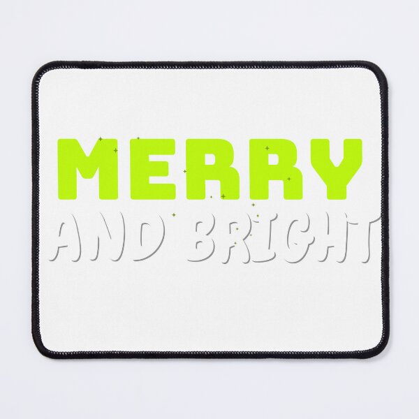 Item preview, Merry And Bright Christmas Shirt Bold Tee designed and sold by Worn and Witty.
