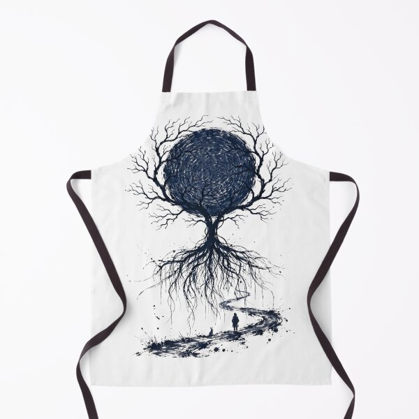 Item preview, Dark Fantasy Tree of Life Mystical Moon Journey Graphic designed and sold by One City Two Children Studio.