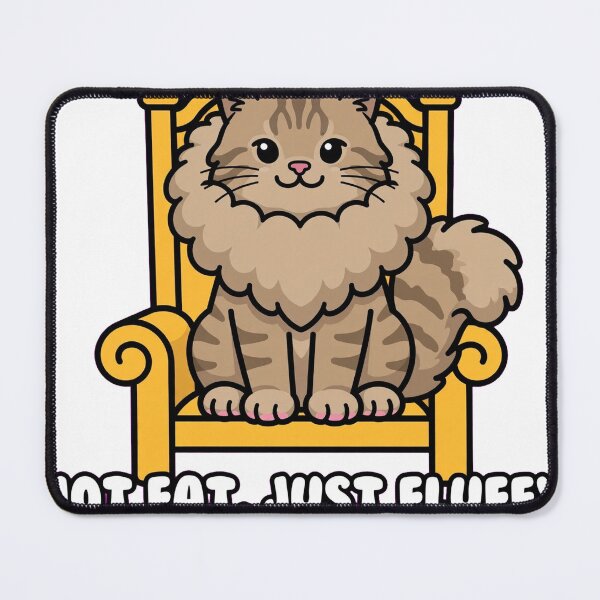 Item preview, Funny Maine Coon Cat Shirt, Not Fat Just Fluffy Royalty, Maine Coon Lover Gift, Big Cat Owner Tee, Cat Mom Gift, Maine Coon Mug designed and sold by PawshPetCo.