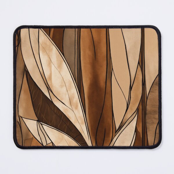 Item preview, Retro Brown and Gold Flowers  designed and sold by shelteredinside.