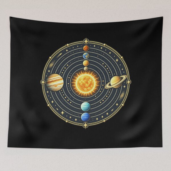 Item preview, Solar System Planets Astronomy Science Lover designed and sold by FolkGraphics.