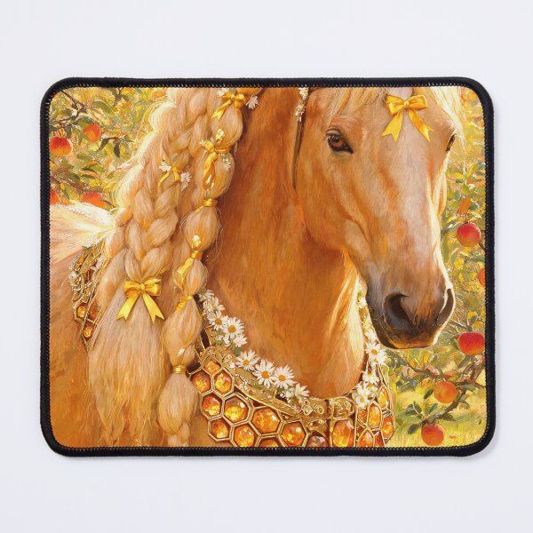 Item preview, Honeycomb Golden Orchard Horse designed and sold by KAMOCHI Art.