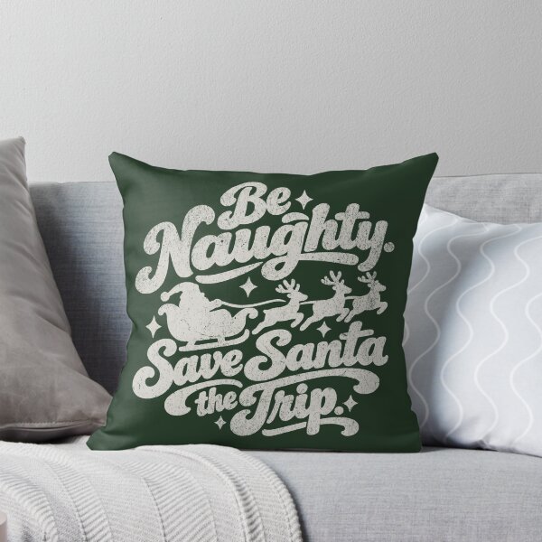 Item preview, Be Naughty Save Santa the Trip Funny Christmas | Vintage Distressed designed and sold by RR-Arts.