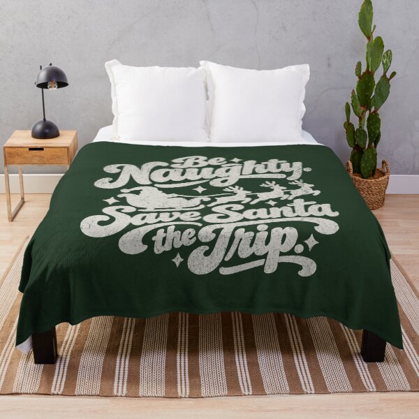 Item preview, Be Naughty Save Santa the Trip Funny Christmas | Vintage Distressed designed and sold by RR-Arts.