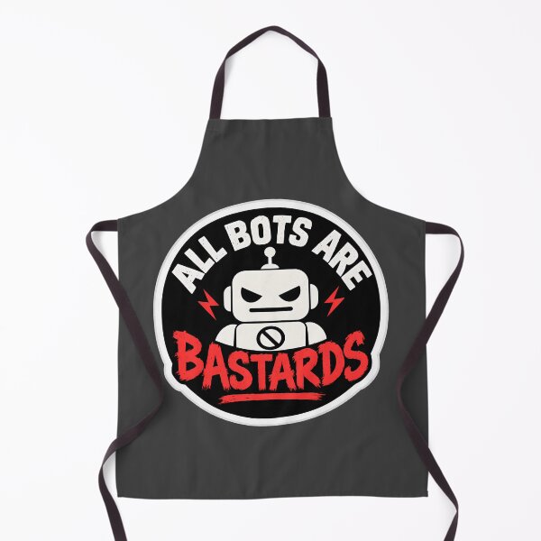Item preview, All Bots Are Bastards Sticker designed and sold by NRSROTE.