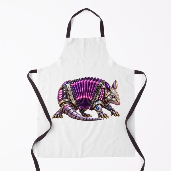 Item preview, Concertina Armadillo - Neon Steampunk Instrument Creature designed and sold by Mono.fi Studios.