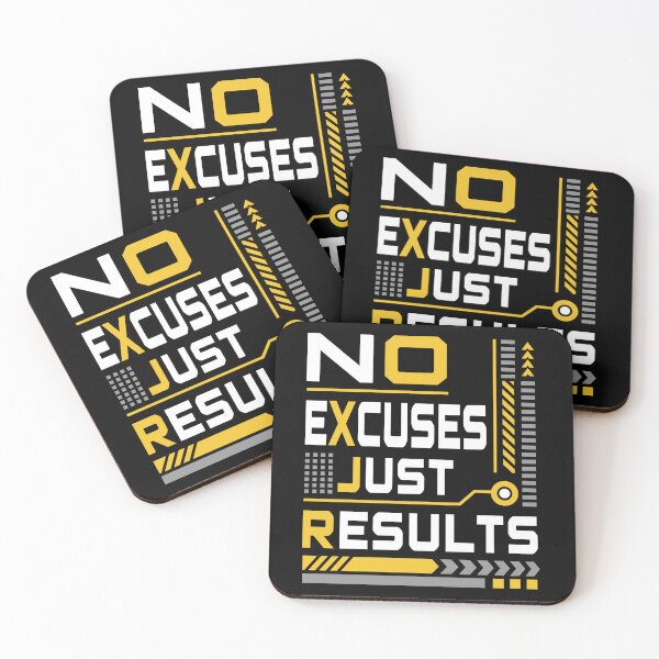 Item preview, No Excuses Just Results designed and sold by rejowan-arts.