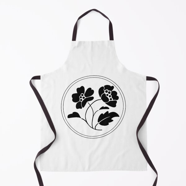 Item preview, Vintage Black Botanical Floral Motif in Round Frame - 10 designed and sold by ivyysophia.