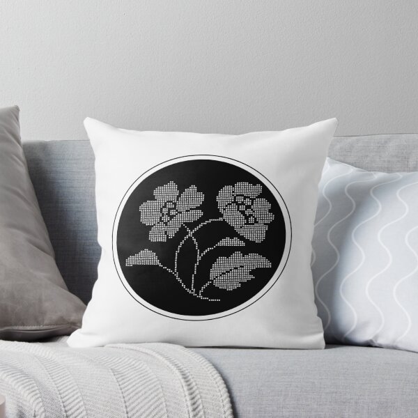 Item preview, Vintage Black Botanical Floral Motif in Round Frame - 11 designed and sold by ivyysophia.