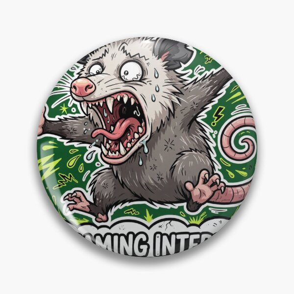 Item preview, Screaming Internally Since 1998 Possum Sticker designed and sold by MojoHill.