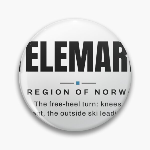 Item preview, Telemark — A Region of Norway | Real Skiing Terminology designed and sold by VestraDesign.