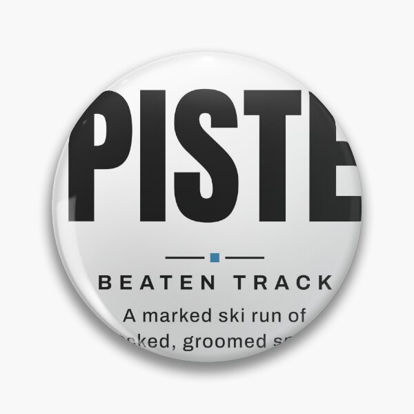 Item preview, Piste — Beaten Track | Real Skiing Terminology designed and sold by VestraDesign.