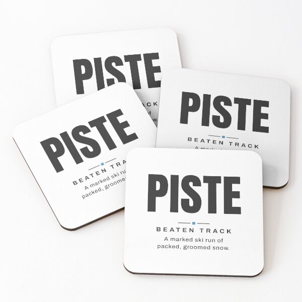 Item preview, Piste — Beaten Track | Real Skiing Terminology designed and sold by VestraDesign.