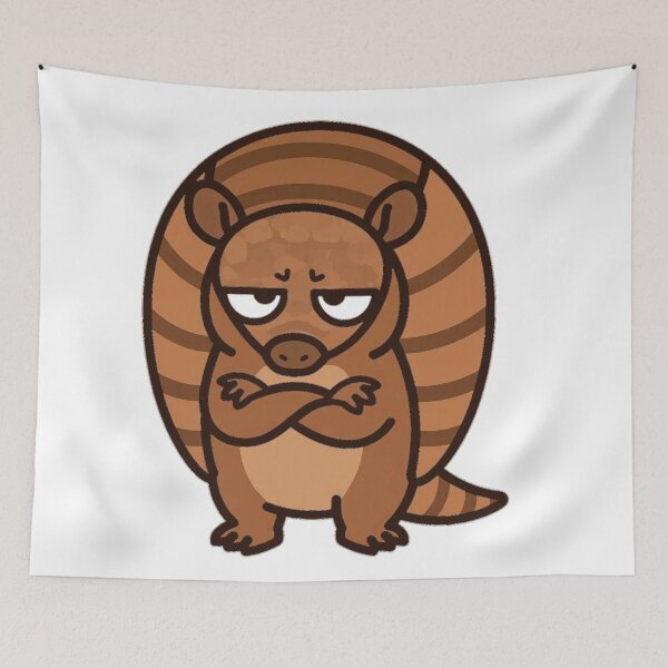 Item preview, Personal Space: Grumpy Armadillo designed and sold by Odd-jack.