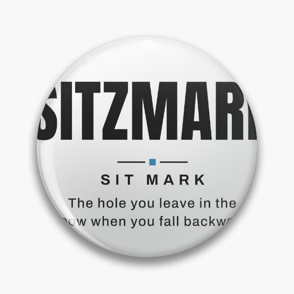 Item preview, Sitzmark — Sit Mark | Real Skiing Terminology designed and sold by VestraDesign.