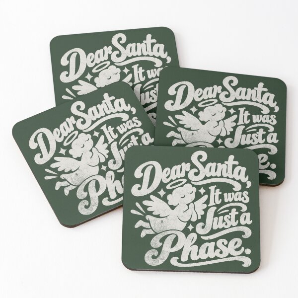 Item preview, Dear Santa It Was Just a Phase Funny Christmas | Vintage Distressed designed and sold by RR-Arts.