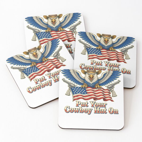 Item preview, Put Your Cowboy Hat On Funny Western Eagle Rodeo designed and sold by HappyVibration.