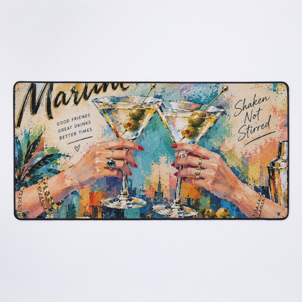 Item preview, Cheers Martini Painting – Clinking Cocktail Glasses Art designed and sold by GalleryKauffeld.