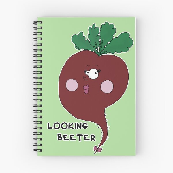 Item preview, Looking Beeter | Funny Beet Vegetable Pun Sticker designed and sold by MyxaART.