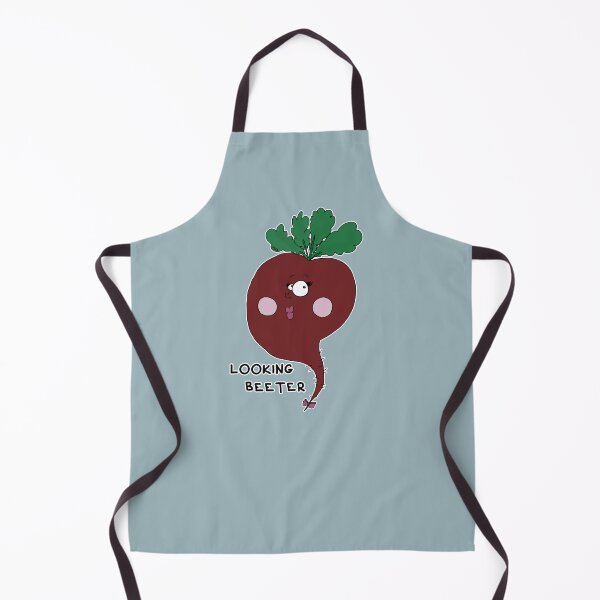 Item preview, Looking Beeter | Funny Beet Vegetable Pun Sticker designed and sold by MyxaART.