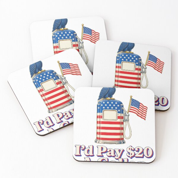 Item preview, I'd Pay $20 A Gallon Funny Gas Price Eagle designed and sold by HappyVibration.