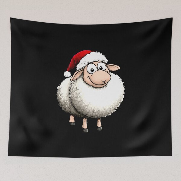 Item preview, Sheep Christmas / Santa Sheep designed and sold by Soulskier.