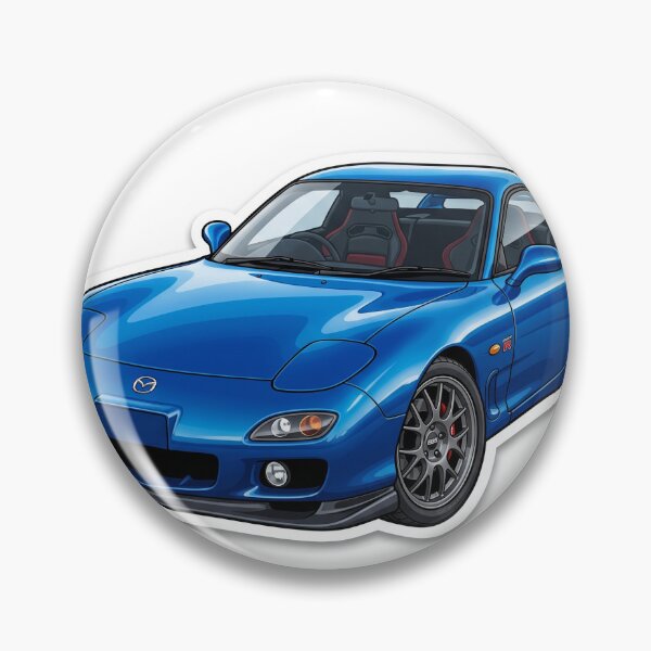 Item preview, 2002 Mazda RX-7 FD Spirit R Type A Innocent Blue Mica JDM Sticker designed and sold by Fixnovaguide.