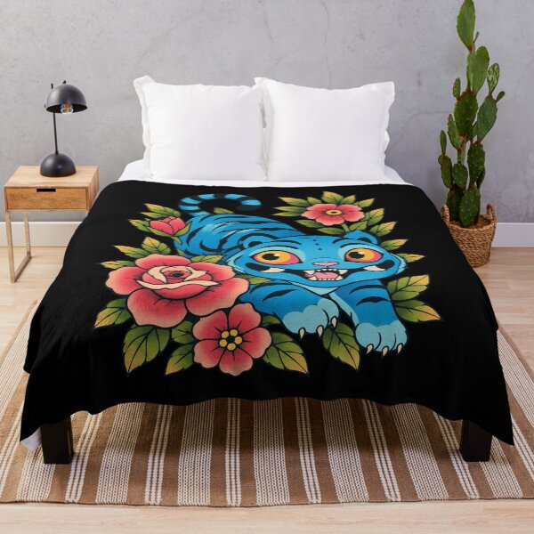 Item preview, Blue Tiger Floral designed and sold by Patriciabom95.
