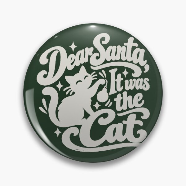 Item preview, Dear Santa It Was the Cat Funny Christmas designed and sold by RR-Arts.