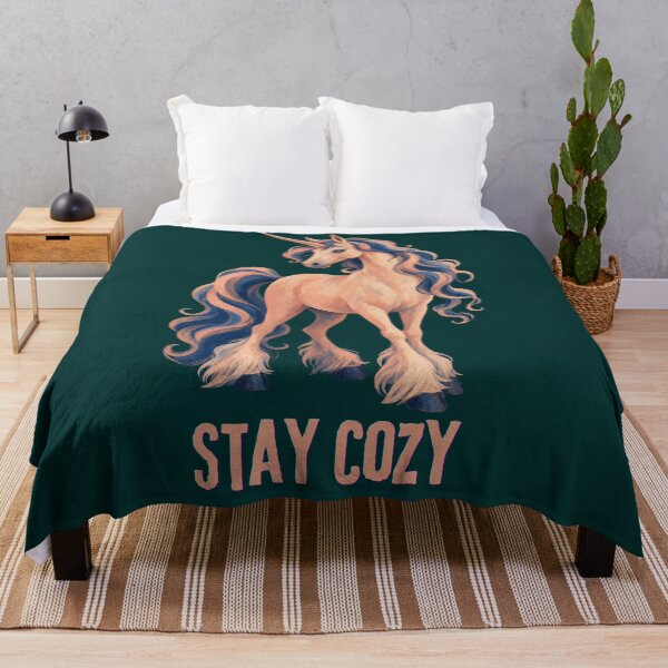 Item preview, Cute Unicorn Stay Cozy designed and sold by stormk10.