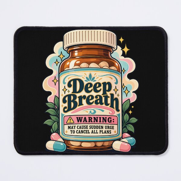 Item preview, Prescription Deep Breath Warning Anxiety designed and sold by Win Hardy.