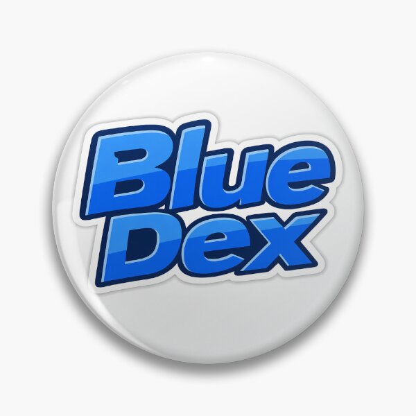 Item preview, Blue Dex Sticker designed and sold by NCNGDESIGN.
