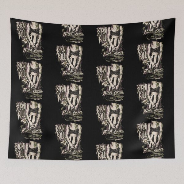 Item preview, Bikini Kill Riot Grrrl Punk Feminist Vintage Art designed and sold by pepperin7x01.