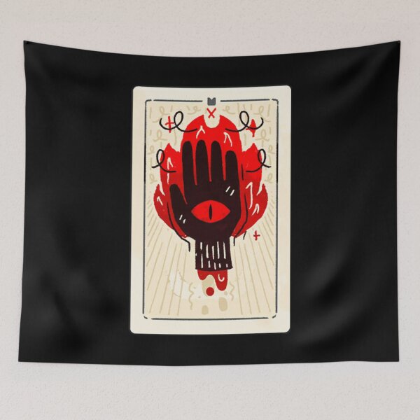 Item preview, Hands of Rage - Cult of the lamb - Tarot card designed and sold by Gautamaa.