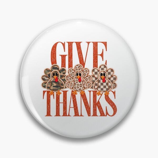 Item preview, Give Thanks Three Patchwork Turkeys Leopard Camo Checkered designed and sold by CozyCubs-Art.