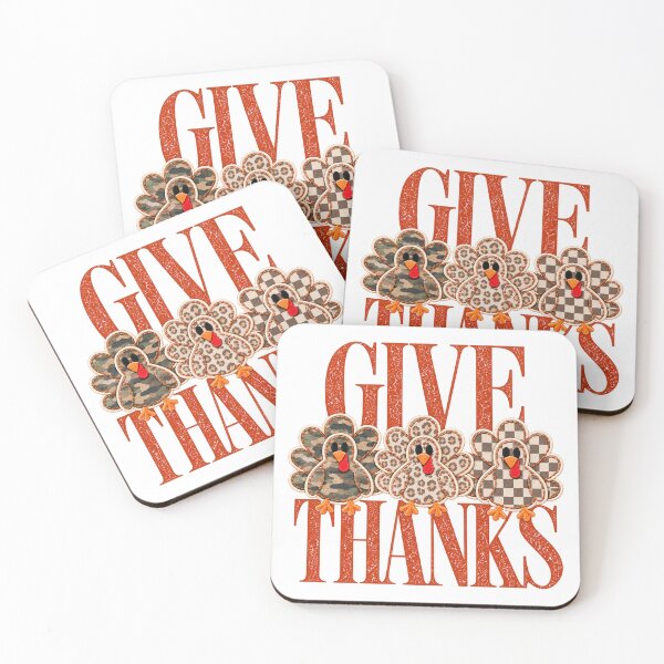 Item preview, Give Thanks Three Patchwork Turkeys Leopard Camo Checkered designed and sold by CozyCubs-Art.