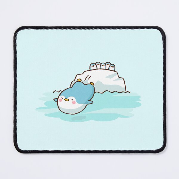 Item preview, First Penguin Diving Bravely Into the Sea designed and sold by Chunu Doodles.