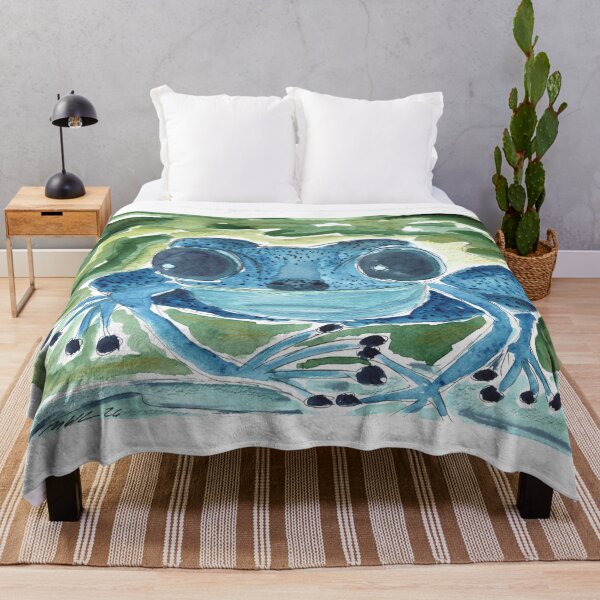 Item preview, Giant Blue Poison Dart Frog designed and sold by Anke‘s Bazaar.