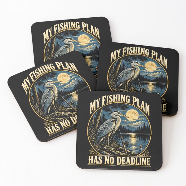 Item preview, My Fishing Plan Has No Deadline Fisherman Angler Hobby designed and sold by FolkGraphics.