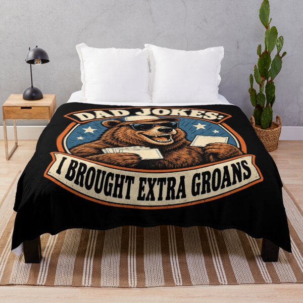 Item preview, Dad Jokes: I Brought Extra Groans Funny Father Humor Papa Gift designed and sold by FolkGraphics.