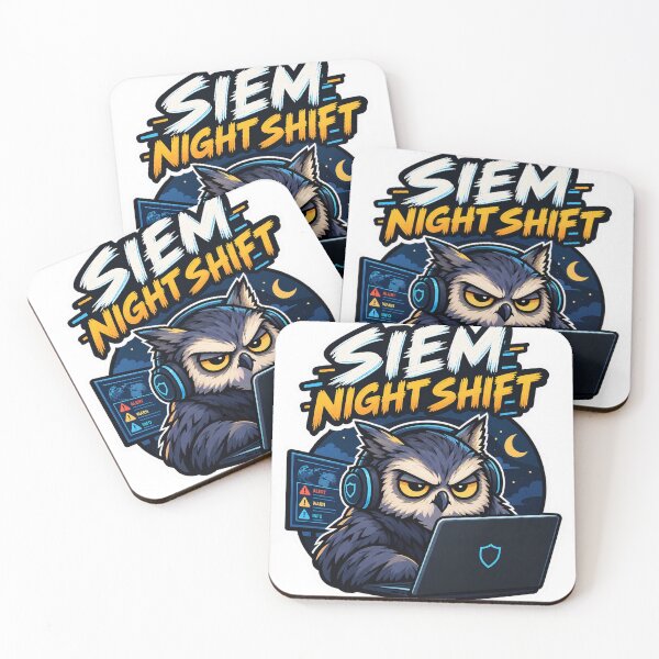 Item preview, SIEM Night Shift Owl – Funny SOC Analyst Cybersecurity Art designed and sold by The Silly Grumpy Society.