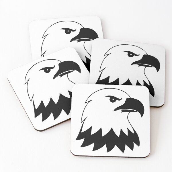 Item preview, Monochrome Patriotic Eagle Head – Bold Freedom Symbol designed and sold by crackerflake.