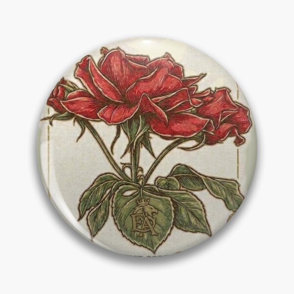 Item preview, Eaglion Apparel Love Is Eternal Botanical Rose Vintage Crest designed and sold by Eaglion Apparel.