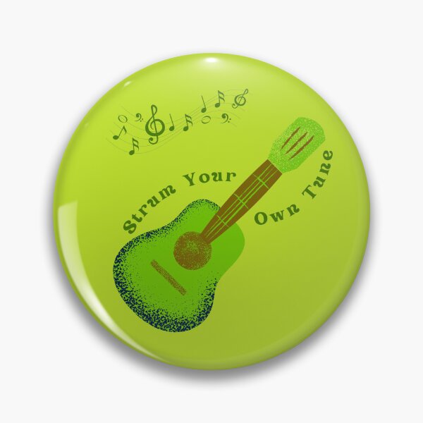 Item preview, Strum Your Own Tune Retro Guitar Art designed and sold by rnscreationsin.