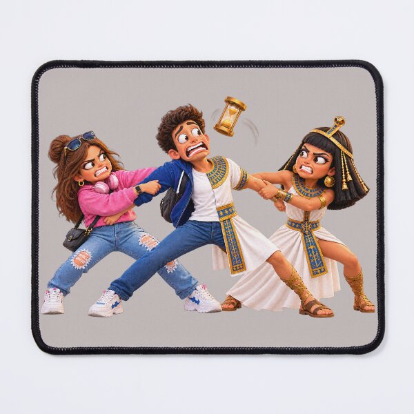Item preview, Egyptian Time Clash – Funny Ancient Egypt vs Modern Life designed and sold by NEFERSIGN.